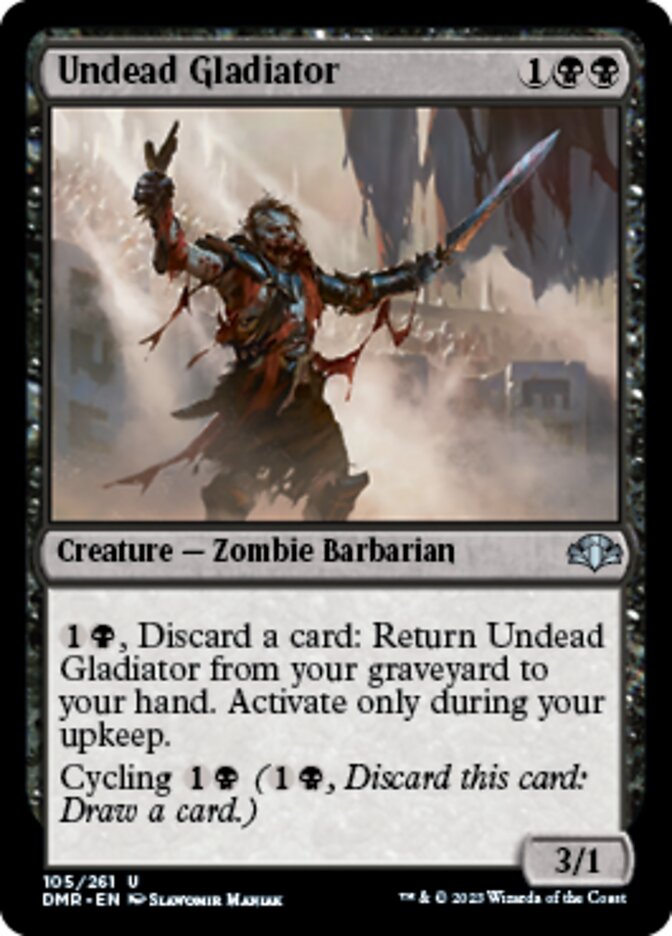 Undead Gladiator [Dominaria Remastered] | D20 Games