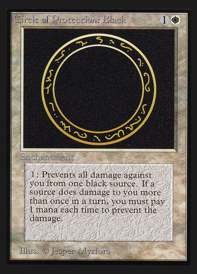 Circle of Protection: Black [Collectors’ Edition] | D20 Games