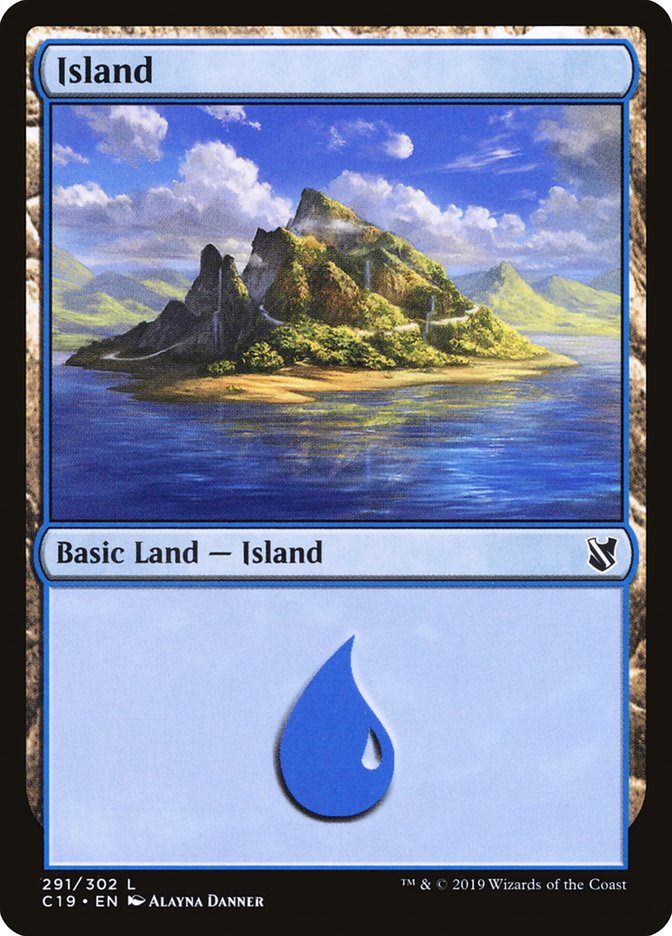 Island (291) [Commander 2019] | D20 Games