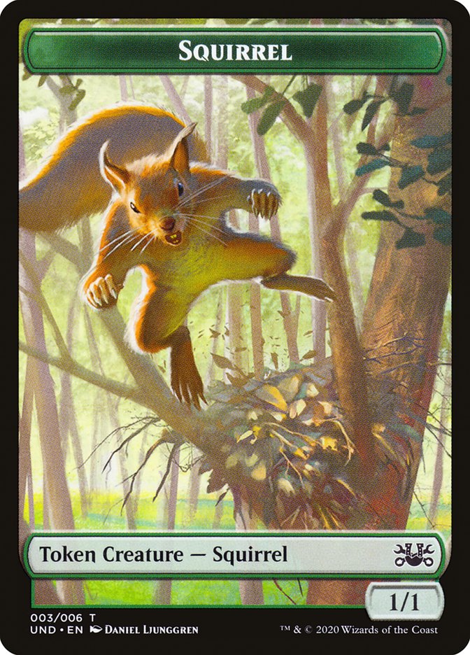 Beeble // Squirrel Double-sided Token [Unsanctioned Tokens] | D20 Games