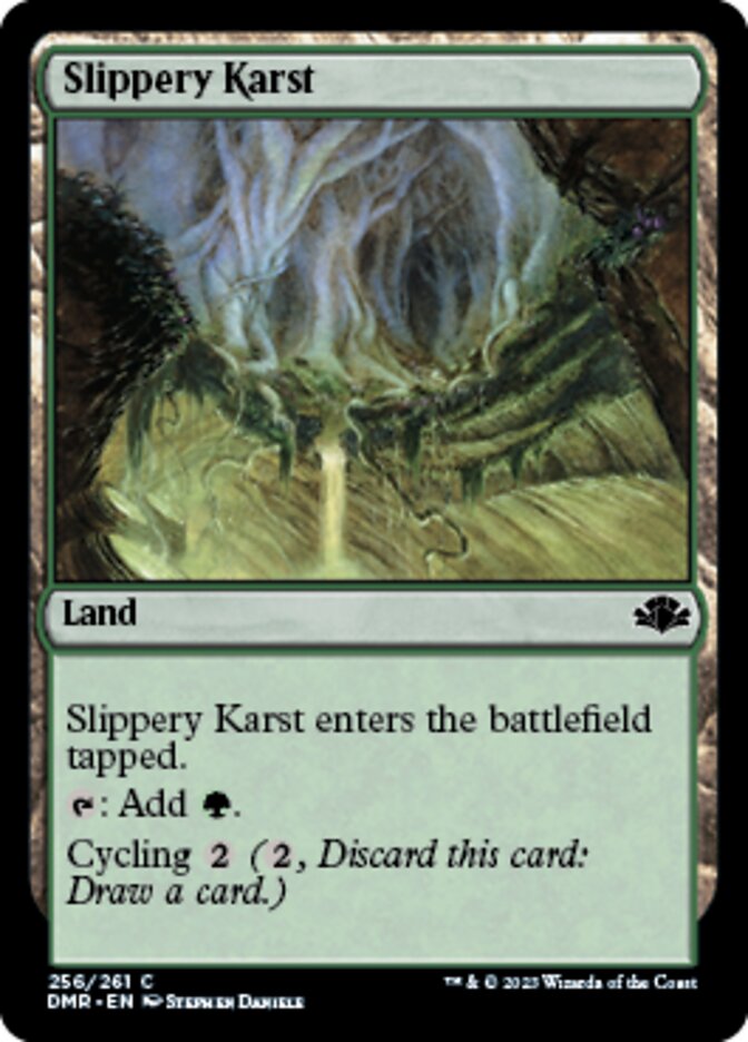 Slippery Karst [Dominaria Remastered] | D20 Games