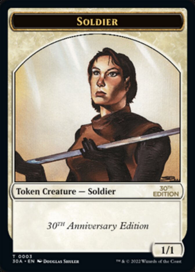 Soldier Token [30th Anniversary Tokens] | D20 Games