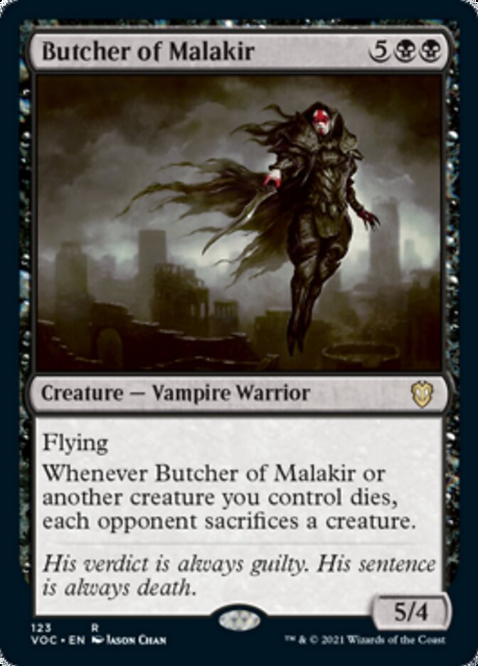 Butcher of Malakir [Innistrad: Crimson Vow Commander] | D20 Games