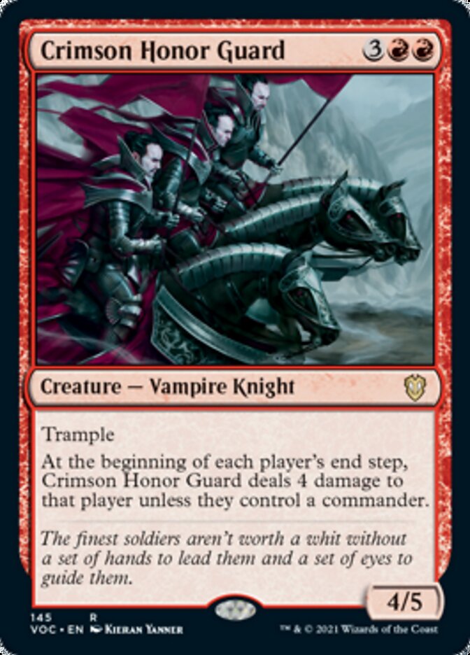 Crimson Honor Guard [Innistrad: Crimson Vow Commander] | D20 Games