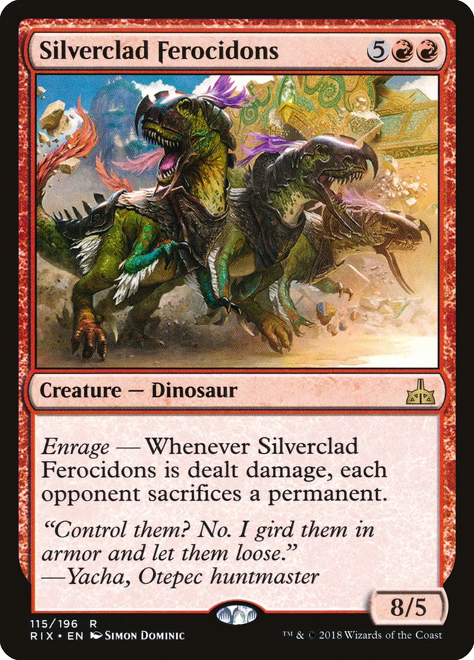 Silverclad Ferocidons [Rivals of Ixalan] | D20 Games