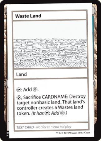 Waste Land (2021 Edition) [Mystery Booster Playtest Cards] | D20 Games