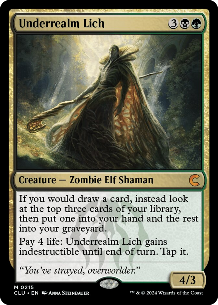 Underrealm Lich [Ravnica: Clue Edition] | D20 Games