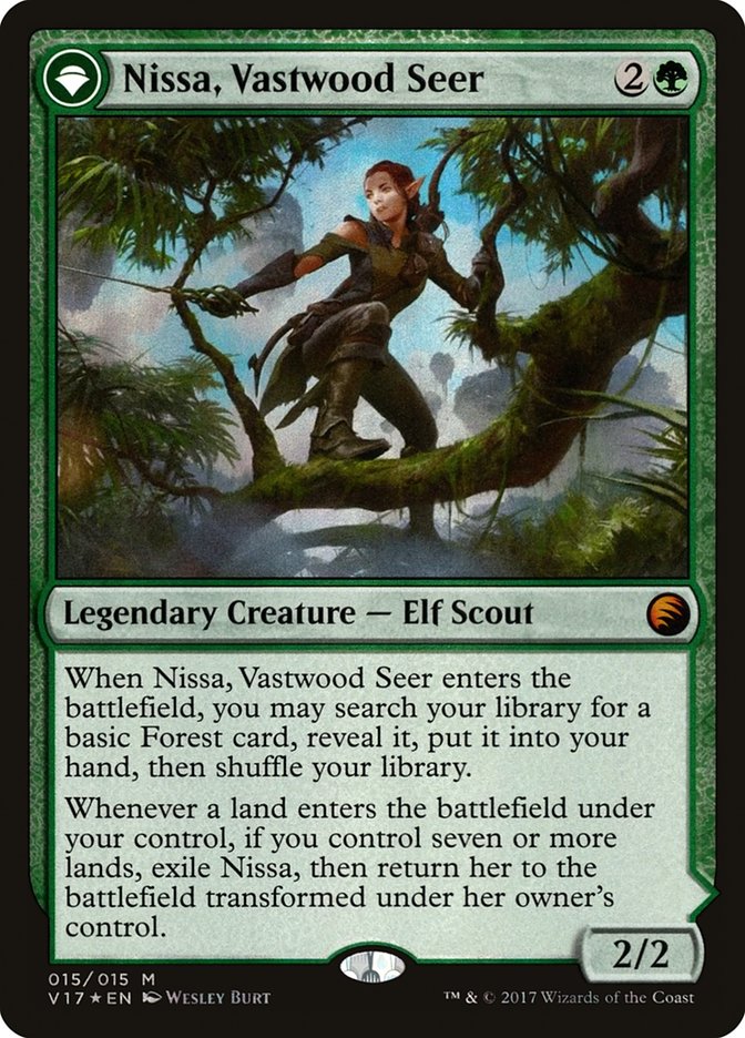 Nissa, Vastwood Seer // Nissa, Sage Animist [From the Vault: Transform] | D20 Games