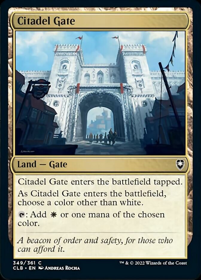 Citadel Gate [Commander Legends: Battle for Baldur's Gate] | D20 Games