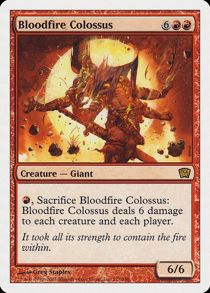 Bloodfire Colossus [Ninth Edition] | D20 Games