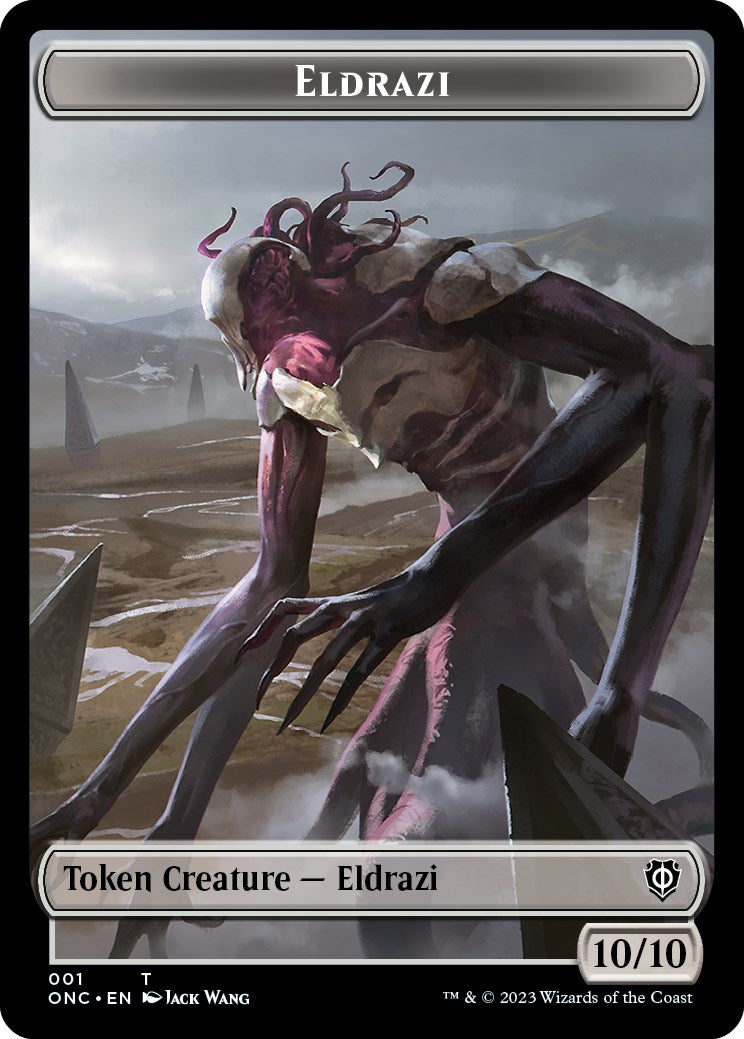 Soldier (017) // Eldrazi Double-Sided Token [Phyrexia: All Will Be One Commander Tokens] | D20 Games