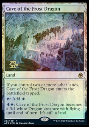 Cave of the Frost Dragon [Dungeons & Dragons: Adventures in the Forgotten Realms Prerelease Promos] | D20 Games