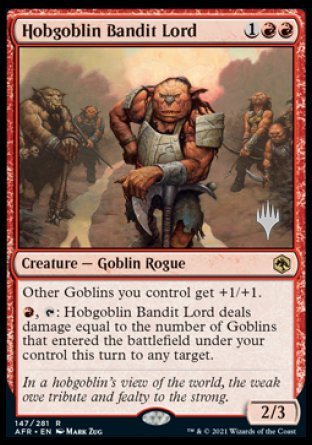 Hobgoblin Bandit Lord (Promo Pack) [Dungeons & Dragons: Adventures in the Forgotten Realms Promos] | D20 Games