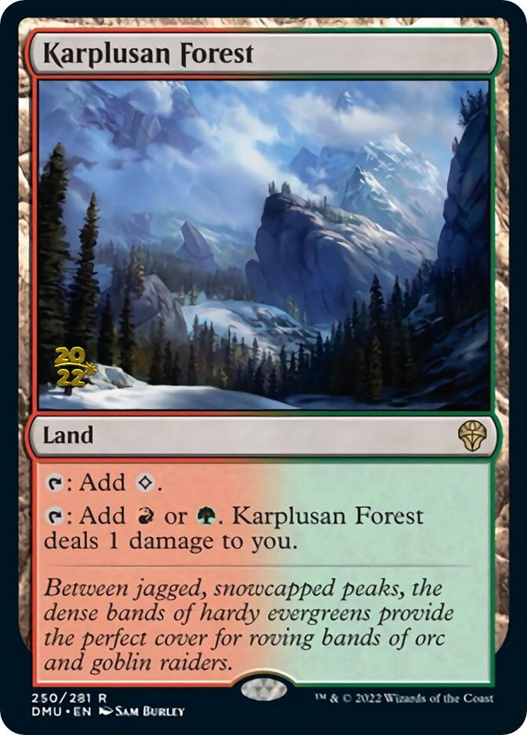 Karplusan Forest [Dominaria United Prerelease Promos] | D20 Games