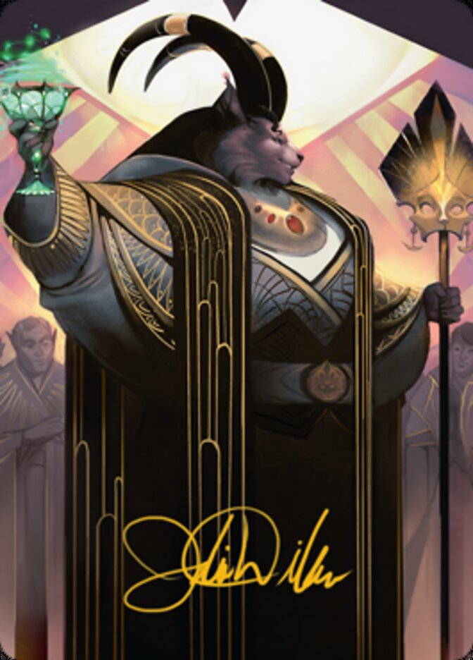 Jetmir, Nexus of Revels 2 Art Card (Gold-Stamped Signature) [Streets of New Capenna Art Series] | D20 Games