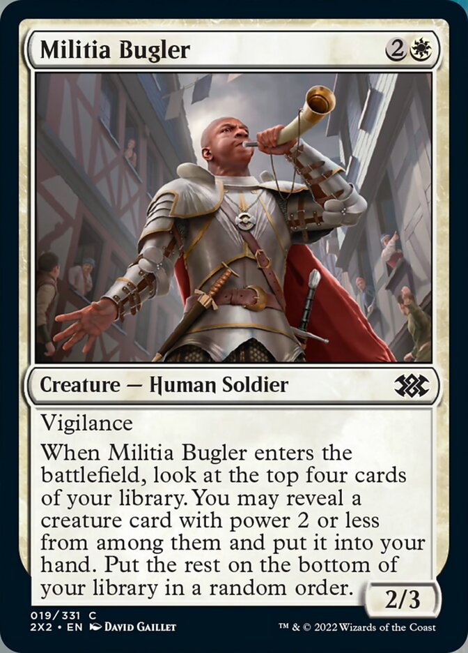 Militia Bugler [Double Masters 2022] | D20 Games