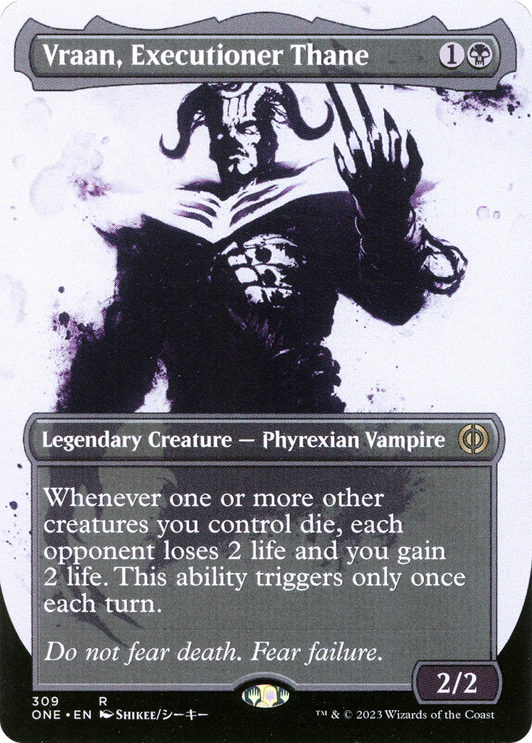 Vraan, Executioner Thane (Borderless Ichor) [Phyrexia: All Will Be One] | D20 Games