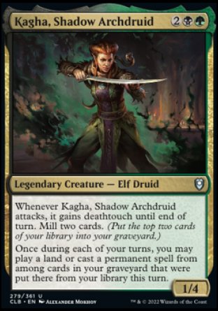 Kagha, Shadow Archdruid [Commander Legends: Battle for Baldur's Gate] | D20 Games