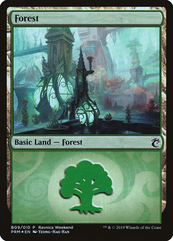 Forest (B09) [Ravnica Allegiance Guild Kit] | D20 Games