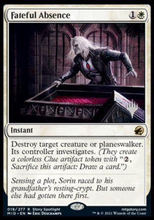 Fateful Absence (Promo Pack) [Innistrad: Midnight Hunt Promos] | D20 Games