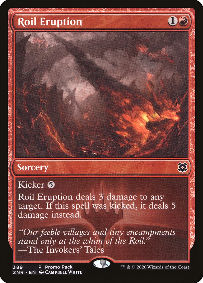 Roil Eruption (Promo Pack) [Zendikar Rising Promos] | D20 Games