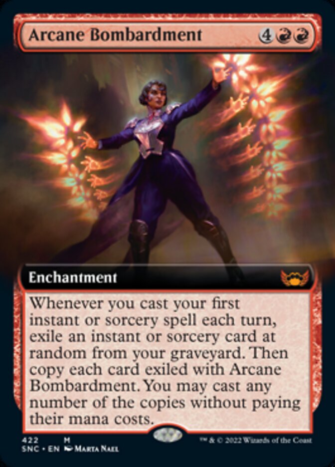 Arcane Bombardment (Extended Art) [Streets of New Capenna] | D20 Games