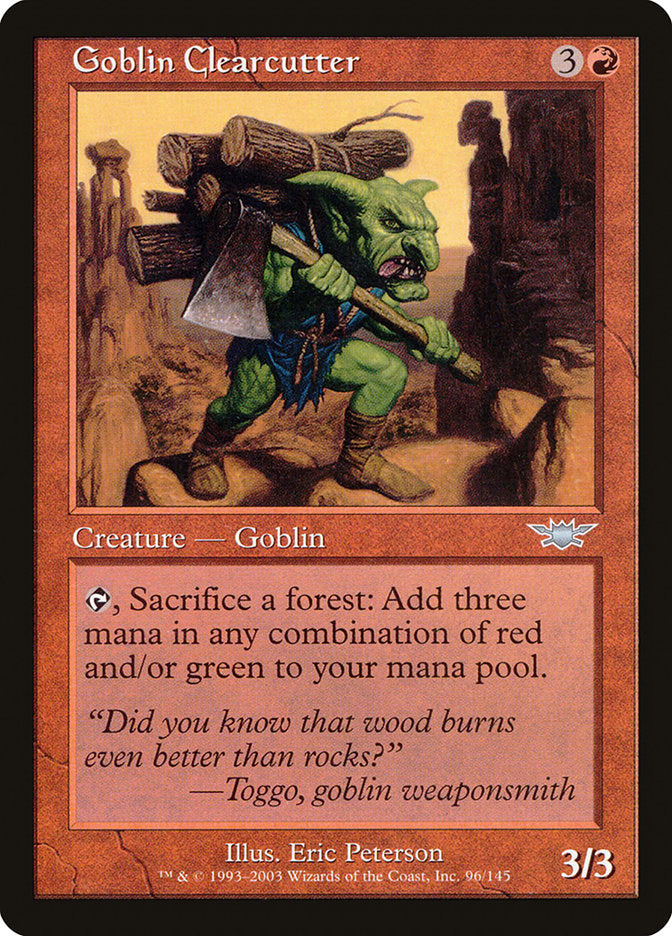 Goblin Clearcutter [Legions] | D20 Games