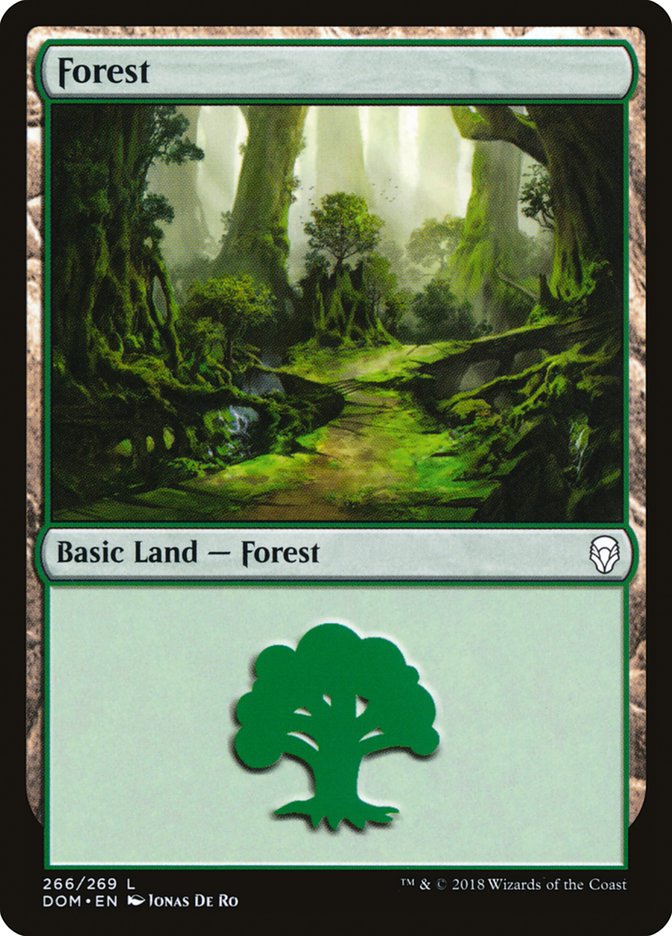 Forest (266) [Dominaria] | D20 Games