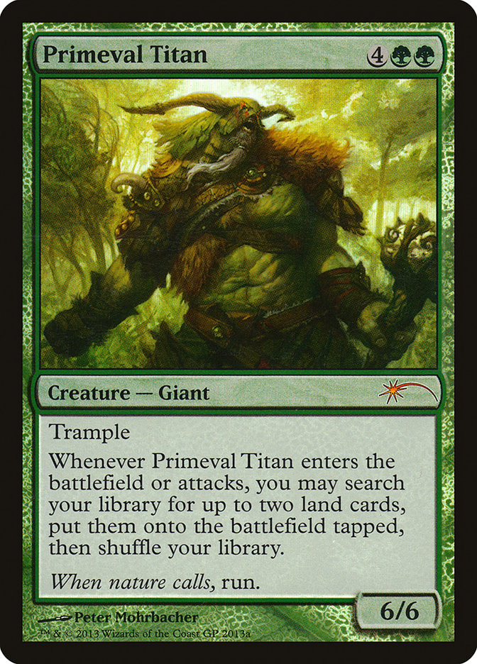 Primeval Titan (Grand Prix) [Grand Prix Promos] | D20 Games