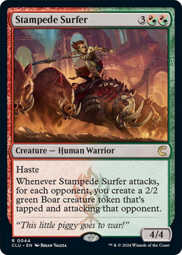 Stampede Surfer [Ravnica: Clue Edition] | D20 Games