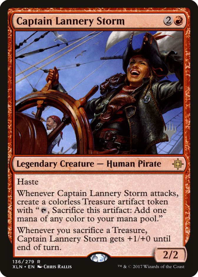 Captain Lannery Storm (Promo Pack) [Ixalan Promos] | D20 Games