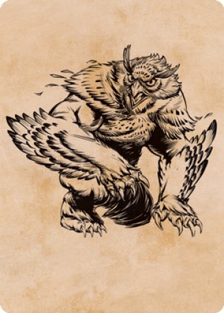 Owlbear (Showcase) Art Card [Dungeons & Dragons: Adventures in the Forgotten Realms Art Series] | D20 Games