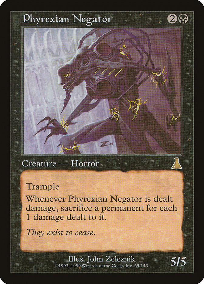 Phyrexian Negator [Urza's Destiny] | D20 Games