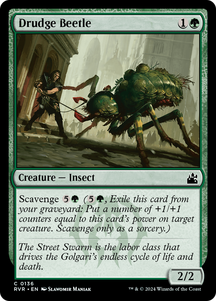 Drudge Beetle [Ravnica Remastered] | D20 Games