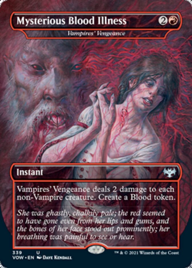 Vampires' Vengeance - Mysterious Blood Illness [Innistrad: Crimson Vow] | D20 Games