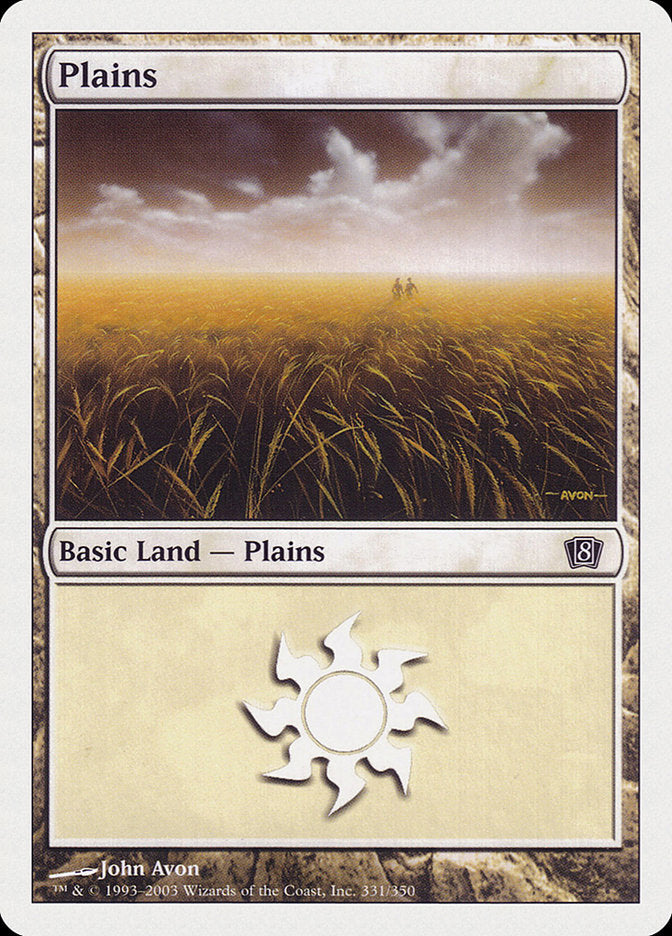 Plains (331) [Eighth Edition] | D20 Games