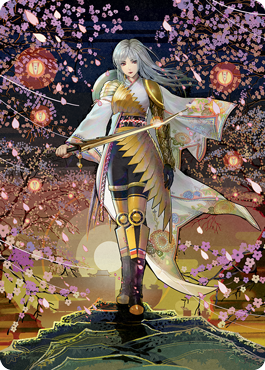 The Wandering Emperor 2 Art Card [Kamigawa: Neon Dynasty Art Series] | D20 Games