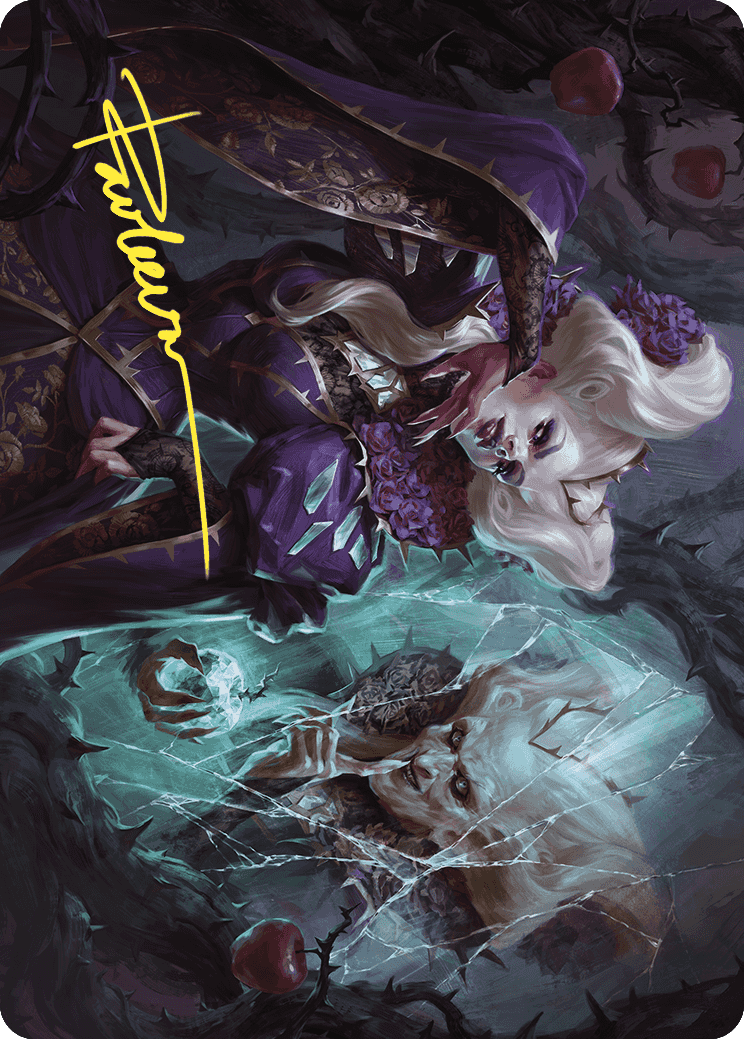 Conceited Witch Art Card (Gold-Stamped Signature) [Wilds of Eldraine Art Series] | D20 Games