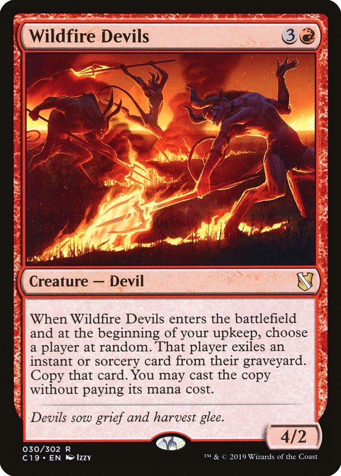 Wildfire Devils [Commander 2019] | D20 Games