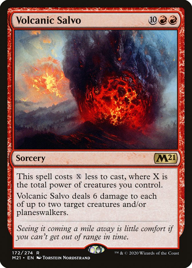 Volcanic Salvo [Core Set 2021] | D20 Games