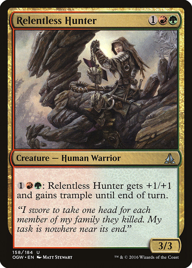 Relentless Hunter [Oath of the Gatewatch] | D20 Games