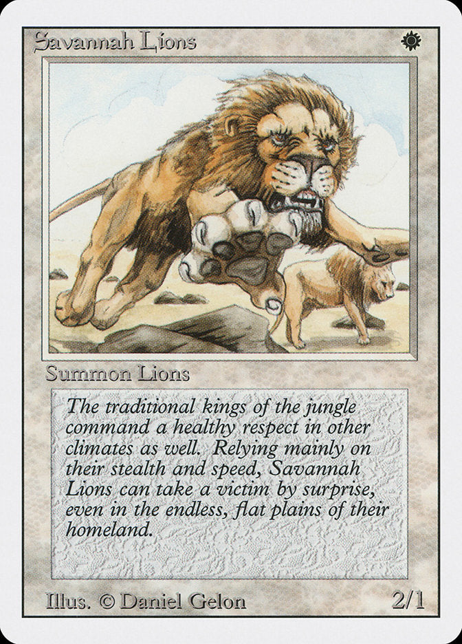 Savannah Lions [Revised Edition] | D20 Games