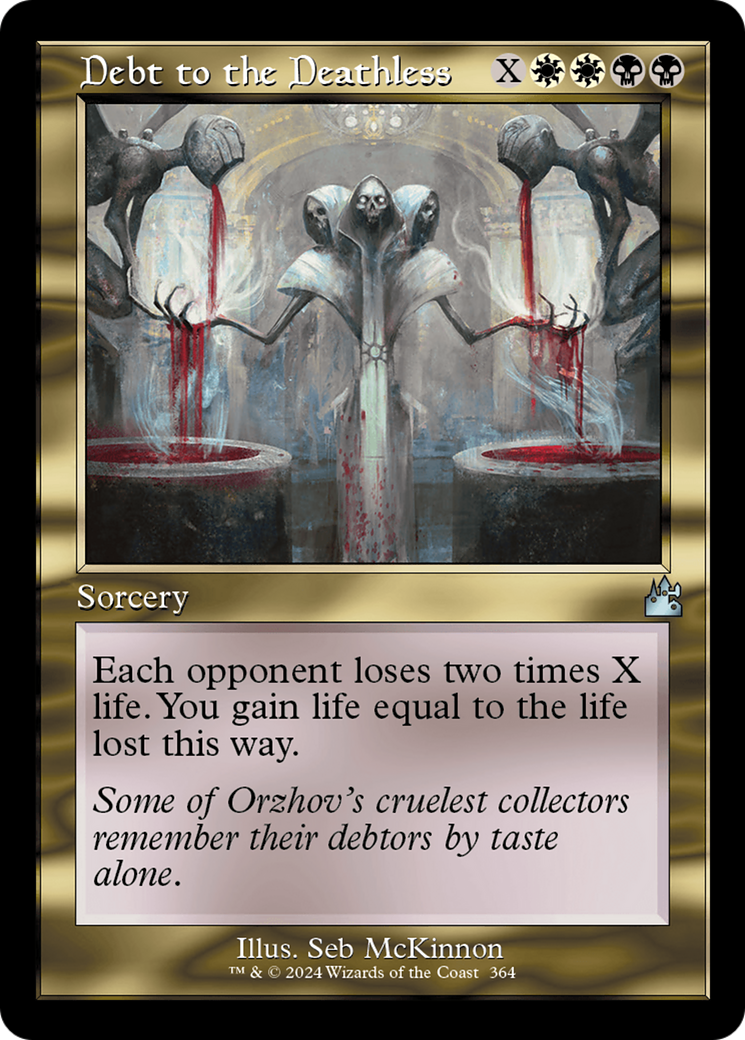 Debt to the Deathless (Retro Frame) [Ravnica Remastered] | D20 Games