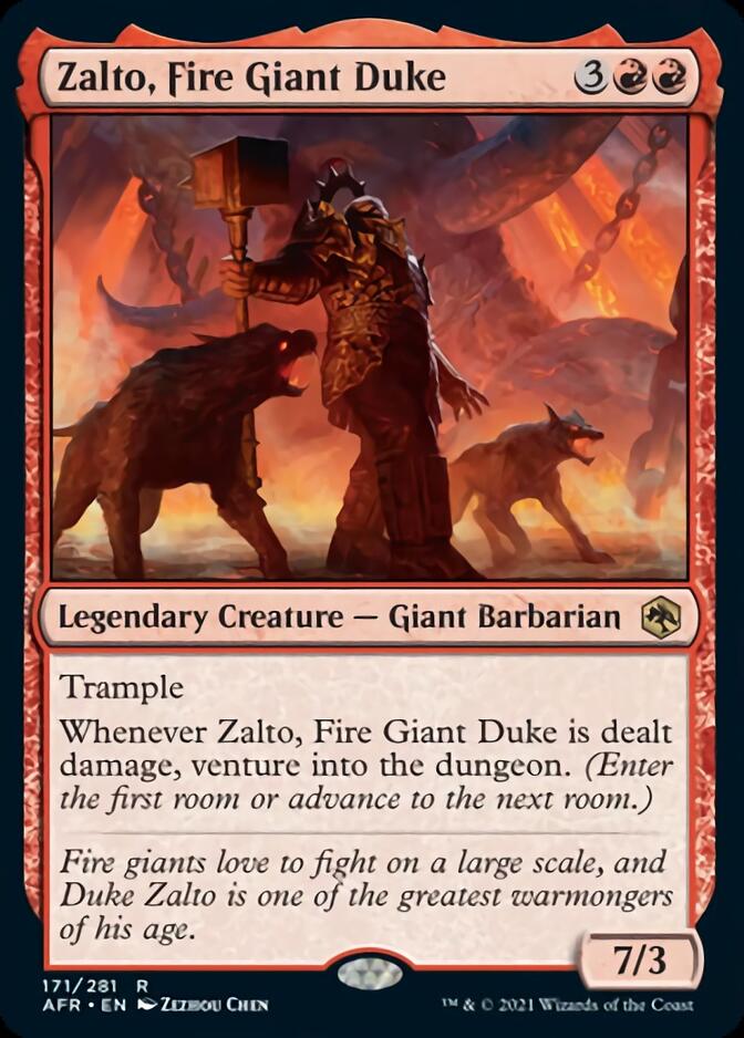 Zalto, Fire Giant Duke [Dungeons & Dragons: Adventures in the Forgotten Realms] | D20 Games