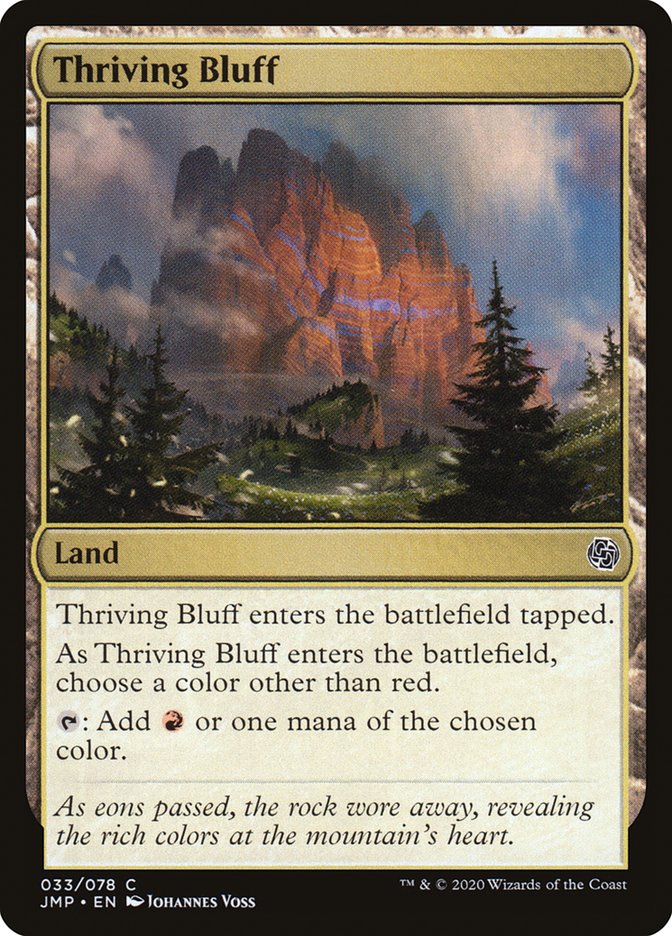 Thriving Bluff [Jumpstart] | D20 Games