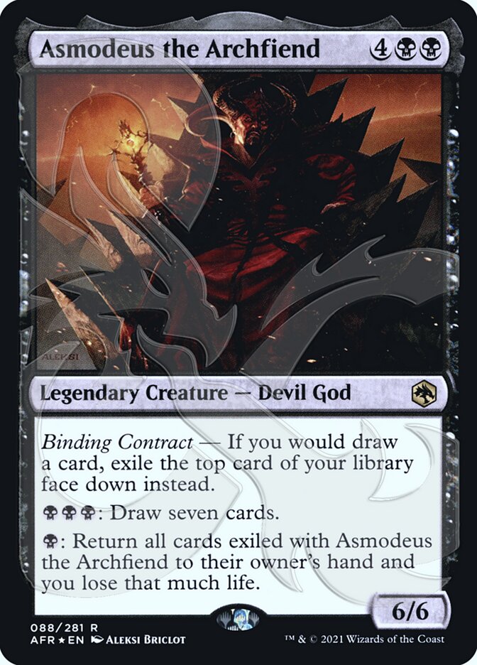 Asmodeus the Archfiend (Ampersand Promo) [Dungeons & Dragons: Adventures in the Forgotten Realms Promos] | D20 Games