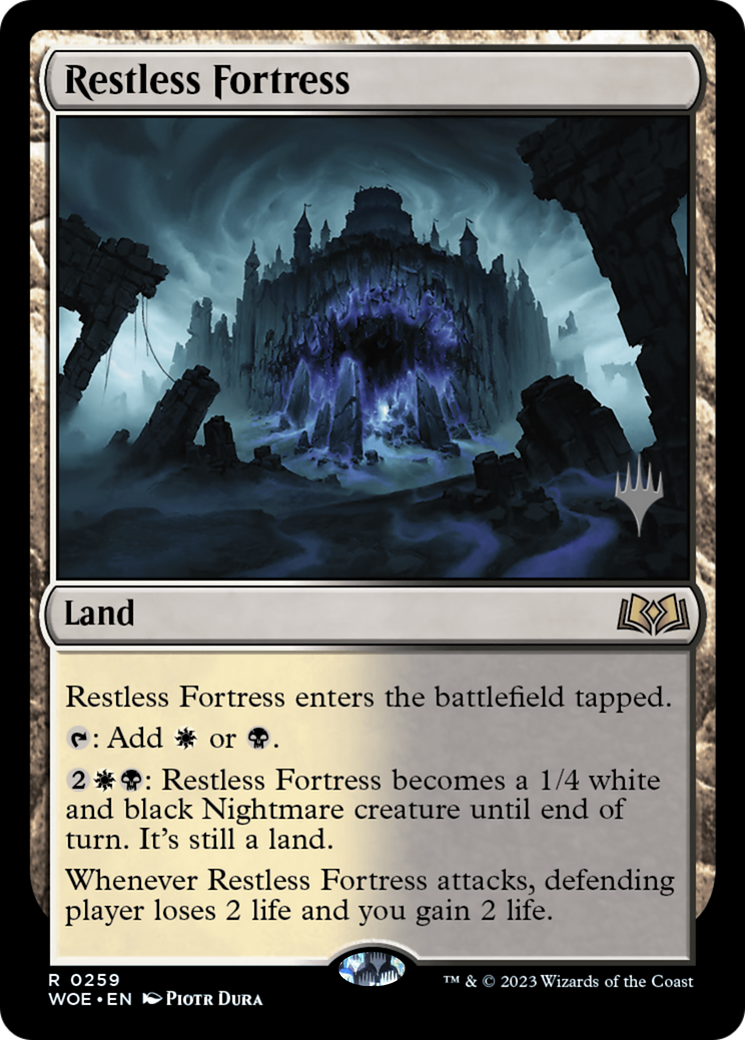 Restless Fortress (Promo Pack) [Wilds of Eldraine Promos] | D20 Games