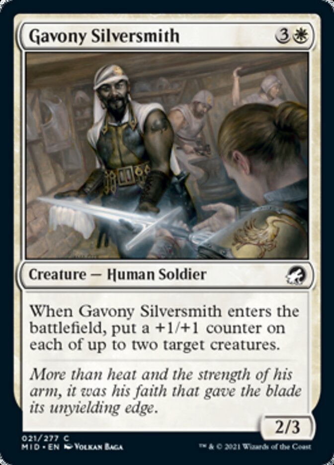 Gavony Silversmith [Innistrad: Midnight Hunt] | D20 Games