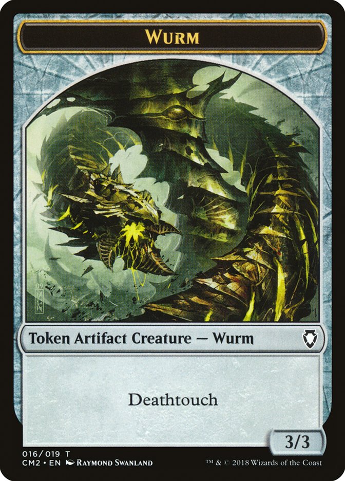 Wurm (Deathtouch) [Commander Anthology Volume II Tokens] | D20 Games