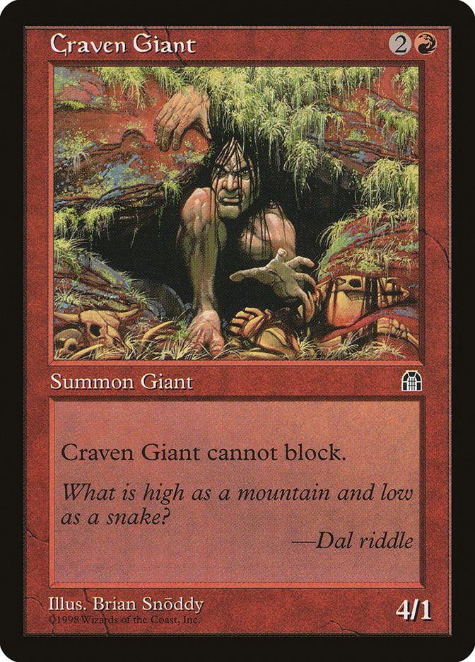 Craven Giant [Stronghold] | D20 Games